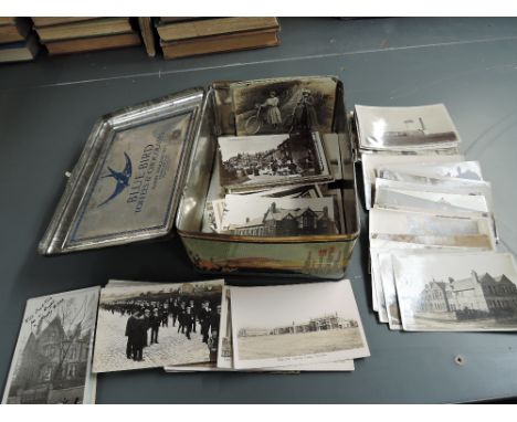 A collection of vintage Postcards, early 1900's of Skelmersdale, Aughton, Ormskirk and area, includes real black &amp; white 
