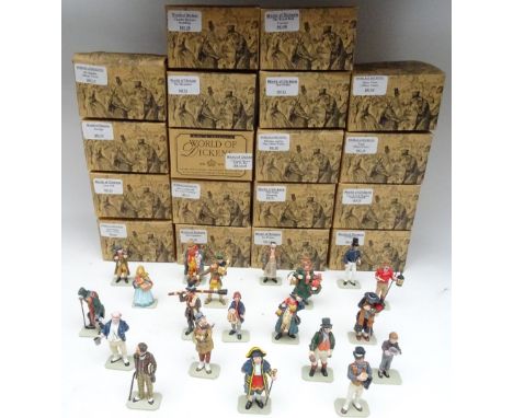 King &amp; Country 60mm scale World of Dickens DO3 Mr Micawber, DO4 Oliver Twist, DO5 Bill Sykes and his dog, DO6 Policeman, 