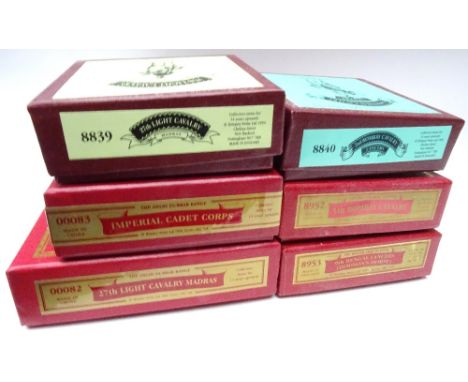 Britains Delhi Durbar sets 00082 27th Madras Light Cavalry and 00083 Imperial Cadet Corps, and Britains Toy Soldiers sets 883