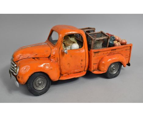 A Modern French Model Car, The Farmer's Pick Up, 35cms Long 