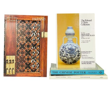 The Edward T. Chow Collection Part Two and Three Catalogues. Illustrated throughout, Sotheby, Hong Kong &amp; London, 1980 an