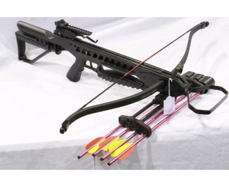 Anglo Arms Panther high power crossbow with bolts. UK P&amp;P Group 3 (£30+VAT for the first lot and £8+VAT for subsequent lo