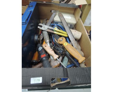 A selection of building and masonry tools