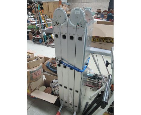 A platform folding ladder