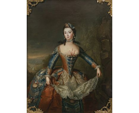 Barbara Rosina Lisiewska1713 Berlin - 1783 DresdenDie Tänzerin Barbara Campanini, gen. Barbarina, als ThetisDreiviertelfigur 