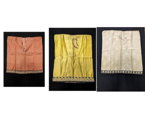A set of early 20th century embroidered silk blouse or Jhabla made for a Zoroastrian or Parsi Indian woman (3)