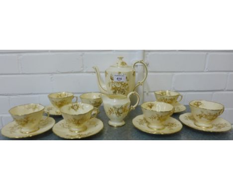 Hammersley &amp; Co porcelain teaset, comprising six place setting 