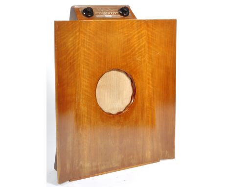 Gordon Russell - Murphy Model 146 - An original retro vintage mid 20th century walnut cased batwing floorstanding mains valve