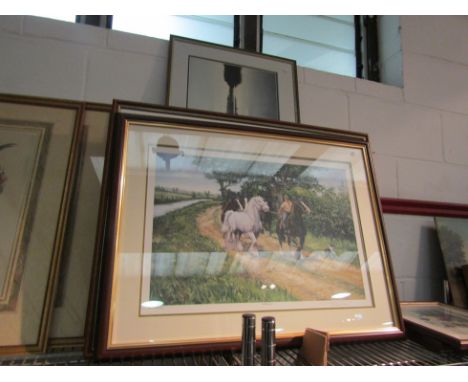 A collection of signed limited edition prints to include Godderidge, Dorothy Hyde, and others (8)
