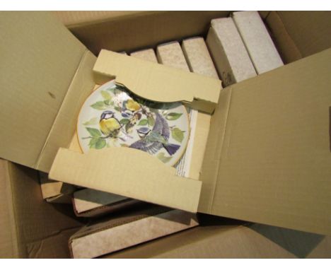 Four boxes of collectors plates to include Royal Doulton and Royal Worcester