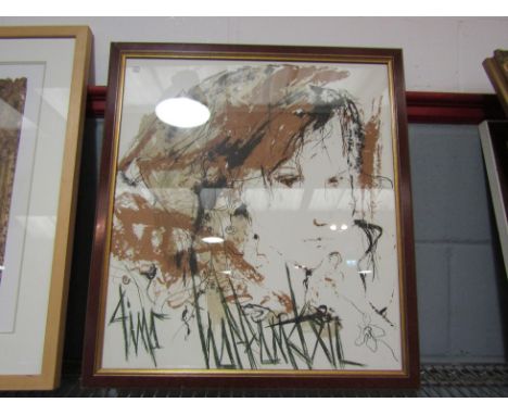 A Gino Hollander print, lithograph print