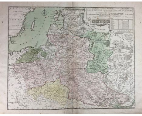 EASTERN EUROPE -- POLAND -- "LES ÉTATS DE LA COURONNE DE POLOGNE, sous les quels sont compris la Grand et la Petite Pologne, 