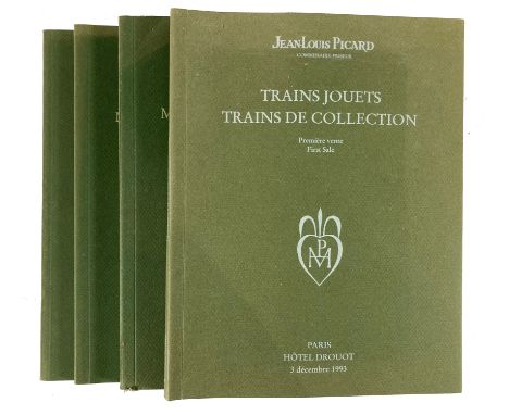 MODEL TRAINS -- (LAMMING, Cl.). Trains jouets, trains de collection. (Collection) Henri M. Petiet. Paris, Hôtel Drouot, 1993-