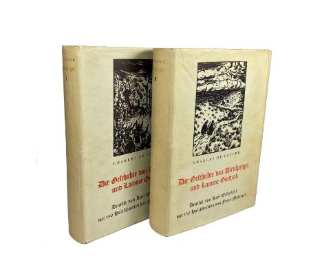 MASEREEL -- COSTER, C. de. Die Geschichte von Ulenspiegel und Lamme Goedzak und ihren heldenmäßigen, fröhlichen und glorreich