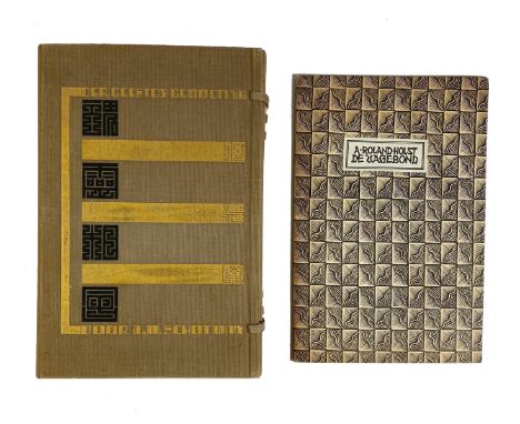 ROLAND HOLST, A. De vagebond. (N.pl., Vereeniging tot bevordering der Grafische Kunst, 1930). Owrps., unopened &amp; uncut. (