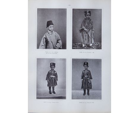 SNOUCK HURGRONJE, C. Bilderatlas zu Mekka. The Hague, Nijhoff, 1888. W. 65 mounted collotypes on 30 lvs., 10 lithogr. (4 cold