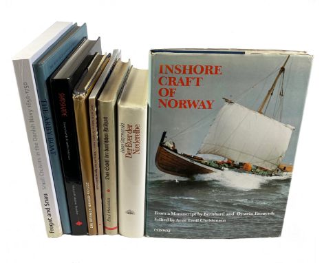 CHRISTENSEN, A.E., ed., Inshore craft of Norway. From a manuscript by B. &amp; Ø. Færøyvik. (1979). 4°. Or. bind. w. dust-j. 