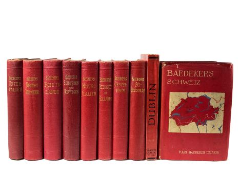 BAEDEKER, K. Mittel-Italien und Rom. 14. Aufl. 1908. - Unter-Italien und Sizilien. 16. Aufl. 1929. - Nordwest-Deutschland. 30