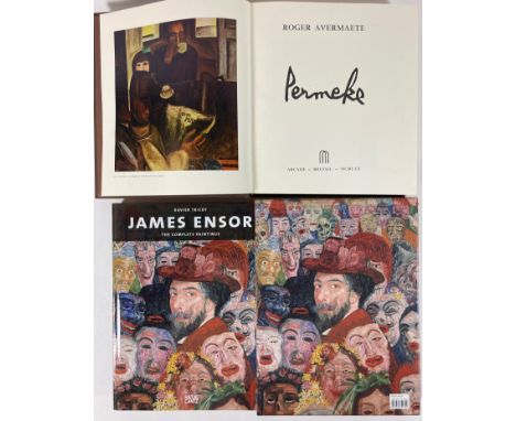 TRICOT, X. James Ensor. The complete paintings. (2009). Prof. illustr. Lge-4º. Obrds. w. dust-j. In or. slipcase. -- R. AVERM