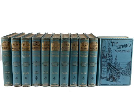 DOYLE -- THE STRAND MAGAZINE. An illustrated monthly. Ed. by G. Newnes. Vol. XV-XX, XXII-XXVI. Lond., 1898-1903. 11 vols. of 