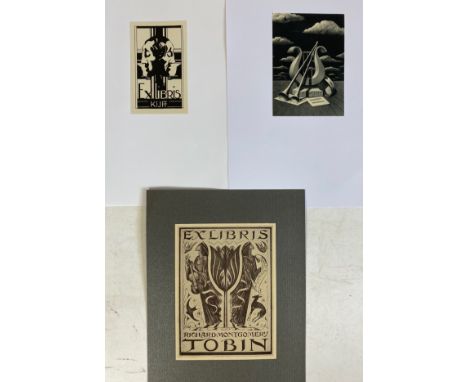 EX LIBRIS -- COLLECTION of c. 300 ex libris by Dutch or Belgian artists whose names begin with a K (c. 150x) or an L (c. 150x