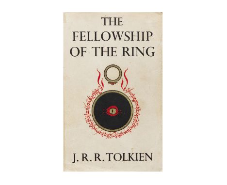 TOLKIEN, J.R.R. The Lord of the Rings. London, George Allen &amp; Unwin Ltd., (1955). 3 vols. W. fold. map in each vol. Ocl. 