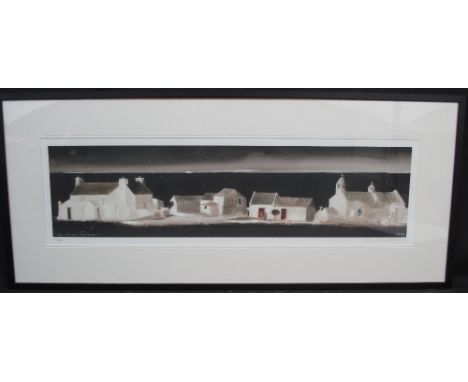 AFTER JOHN KNAPP FISHER, (British, 1931-2015), study of a Welsh seaside village, believed to be Abereiddy, limited edition mo