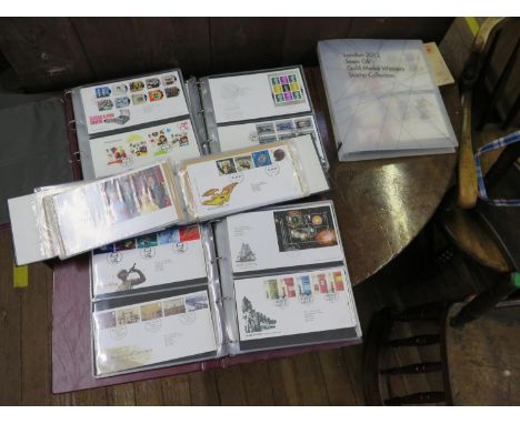 Four albums of First Day Covers, 1990s - 2006 
