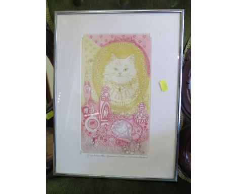 After Sheila HortonGrizabella The Glamour Catlimited edition print 20/50signed and inscribed in pencil27 x 16 cmWilliam Gelda