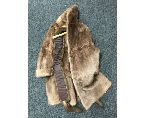 A vintage fur coat 