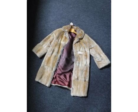 A vintage fur coat 