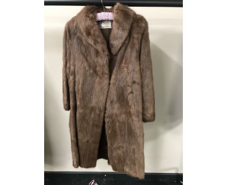 A vintage fur coat 