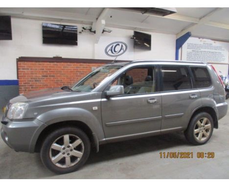 Make &amp; Model: Nissan X-Trail Aventura DCIDate of Reg: ND56 AGUColour: Greycc: 2184MoT: 26-09-2021Fuel Type: DIESELMileage