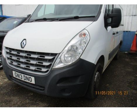 Make &amp; Model: Renault Master 125 35 SWBDate of Reg: GN13 DNOColour: Whitecc: 2299MoT: 01-11-2021Fuel Type: DIESELMileage: