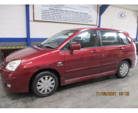 Make &amp; Model: Suzuki Liana GLXDate of Reg: YR55 WKGColour: Redcc: 1586MoT: 31-10-2021Fuel Type: PETROLMileage: 115kTransm