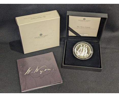 UNITED KINGDOM. Elizabeth II, 1952-2022. Silver 5 pounds, 2020. Royal Mint. Proof. The second issue from the Great Engravers 