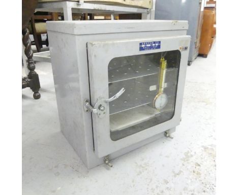 A vintage Japanese medical or industrial fridge. 51x54x45cm.