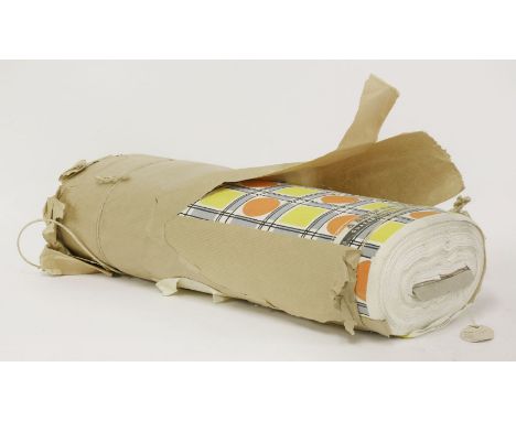 David Whitehead,a roll of print furnishing fabric, with original label, 'Range BP234, Width 47/8in, Length 31½/31yds',59cm wi