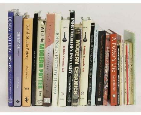 A collection of British Studio Modern Ceramic books (25)