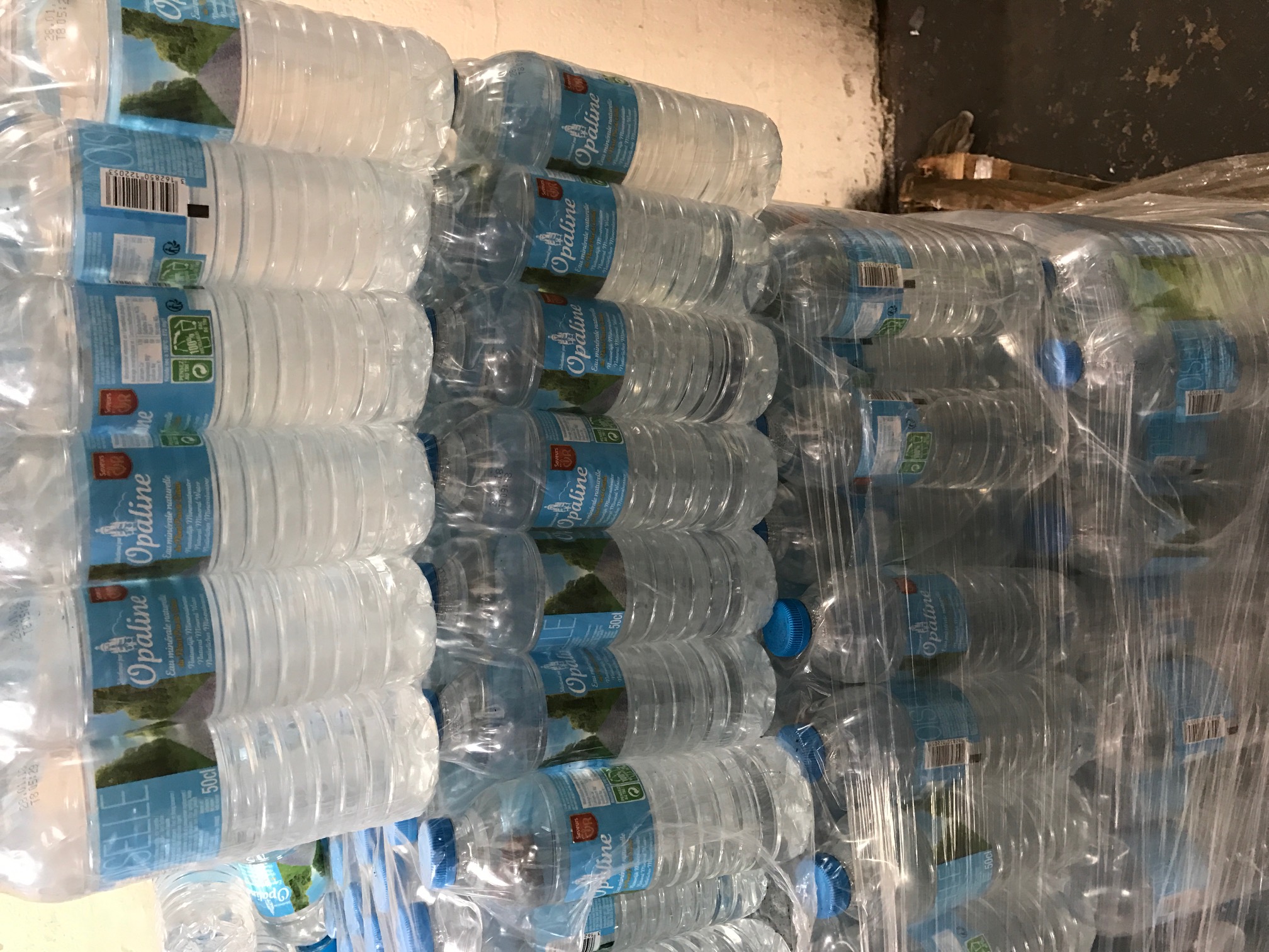 720 50cl Bottles of water on a pallet We can arrange delivery on this