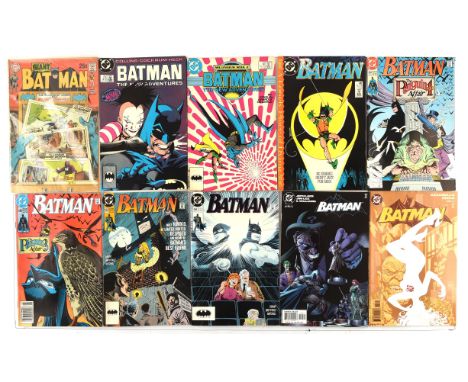 Batman, Detective Comics and related titles  a large group of 93 comics and graphic novels featuring key issues and classic c