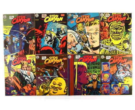 Milton Caniffs Steve Canyon: a group of 25 Comic Magazines and Graphic Novels featuring classic Eisner cover art (Comic Art P