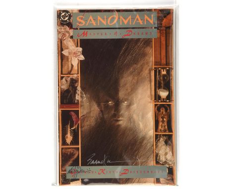 SIGNED - The Sandman No. 1  featuring the appearance of The Sandman Morpheus  signed by Neil Gaiman and Dave McKean (DC Comic