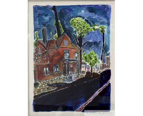 Bob Dylan (American b.1941) 'House on Union Street', 2012 Hand signed limited edition giclee on paper edition of 295 Measures