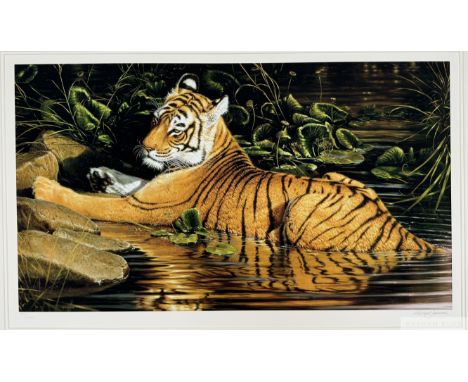 Michael Jackson (British b.1962) 'Reflections of India', 2001 Signed limited giclee on paper 53 of 195 Measures 40.5 by 71cm 