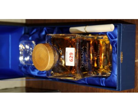 A 70cl glass decanter of P&O Oriana Maiden Season 12 year old whisky, boxed and with certificate, No.341/600.