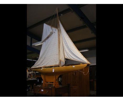 A model J Class yacht named 'Valsheda'CONDITION REPORTHeight - 140cms,&nbsp; Length - 130cms