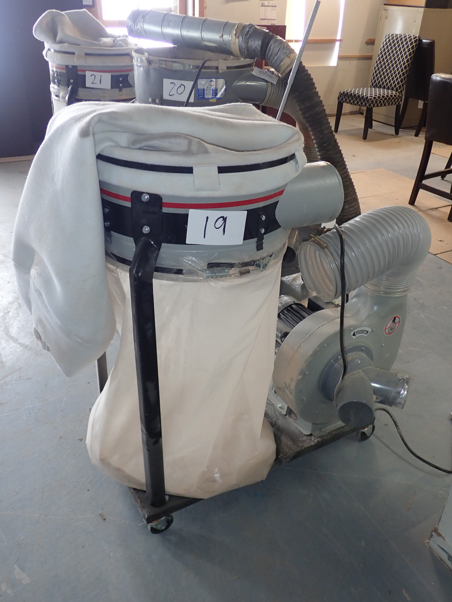 STEEL CITY TOOL WORKS SINGLE BAG DUST COLLECTOR MOD. 65200, 120 VOLTS
