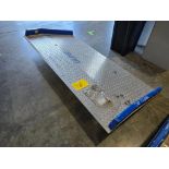 U-Line 15,000 LB. Dock Plate, 6' x 3', Diamond Plate ($25 Loading fee will be added to buyer's invoi