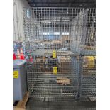 (2) U-Line 4,000 LB. Collapsible Wire Containers, Model H-1732, 48" x 40" x 42-1/2" ($25 Loading fee